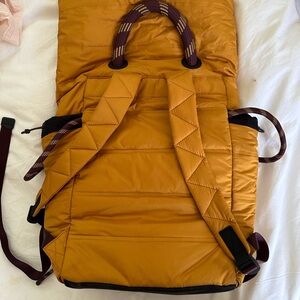 Lululemon Down Padded Backpack - Burnt yellow. Special edition NWOT